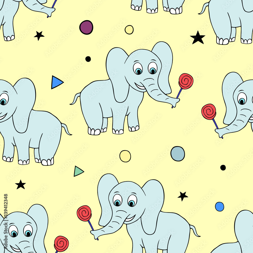 Happy Birthday Party seamless pattern Happy Birthday Party seamless pattern