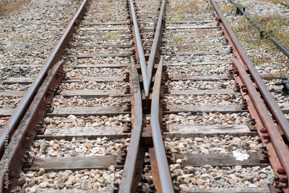 Fototapeta premium railway crossway