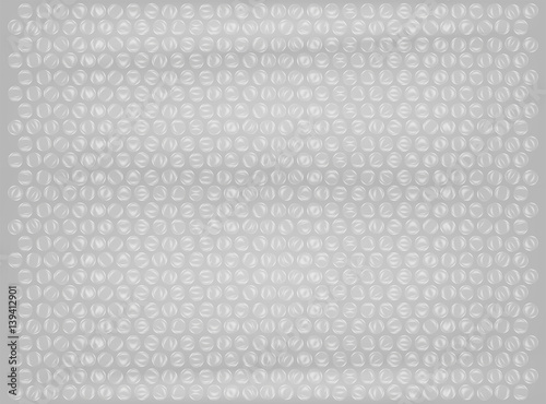 real plastic bubble wrap background vector