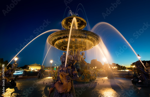 Illuminated Fountain de Mers