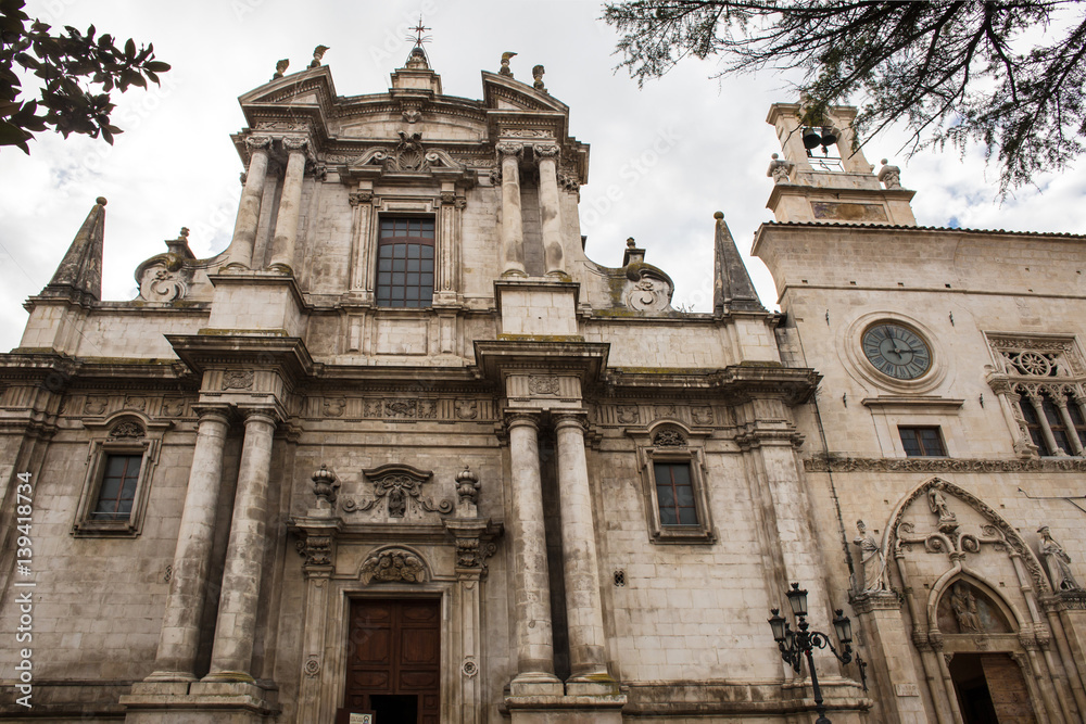 Santissima Annunziata church and building to sulmona