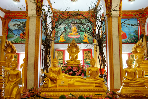Phuket, Thailand - November 3, 2016: Wat Chalong or Wat Chaiyathararam, Buddhist Temples. in Phuket, Thailand