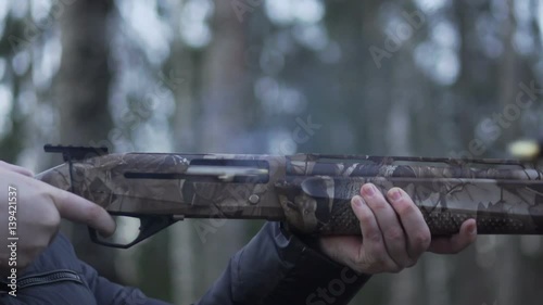 Shooting Shotgun Slow Motion