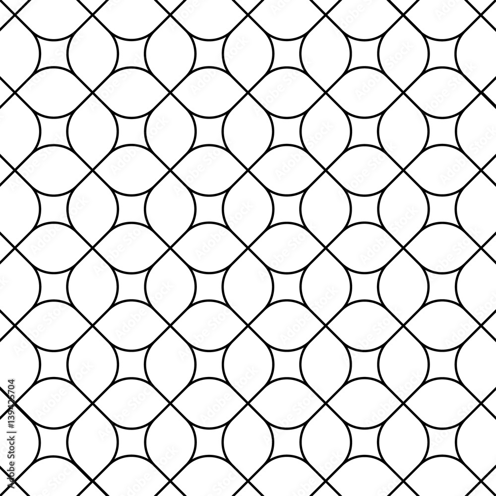 Rounded rhombus vector pattern Rounded rhombus vector pattern