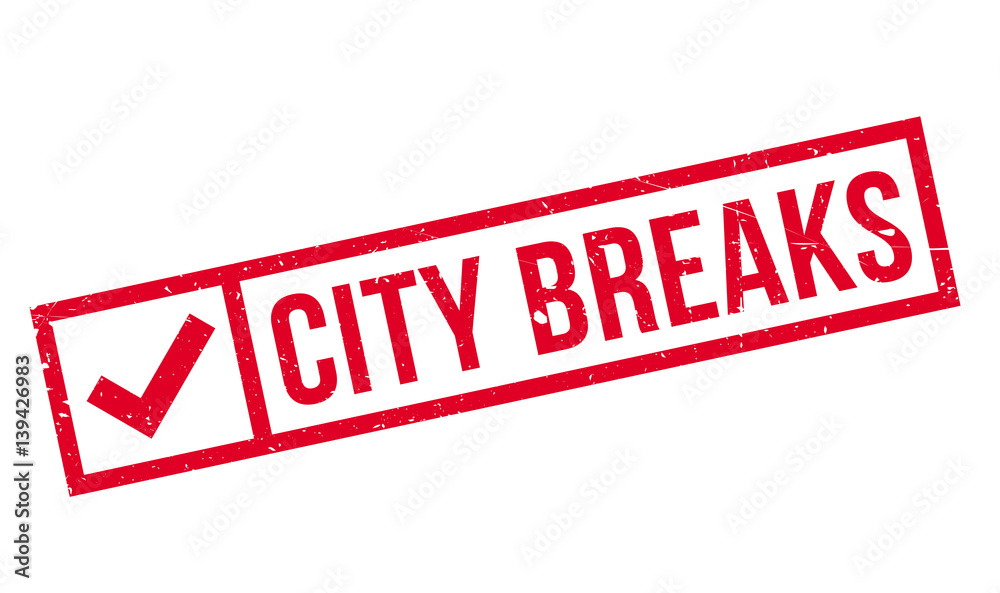 City Breaks rubber stamp. Grunge design with dust scratches. Effects can be easily removed for a clean, crisp look. Color is easily changed. City Breaks rubber stamp. Grunge design with dust scratches. Effects can be easily removed for a clean, crisp look. Color is easily changed.