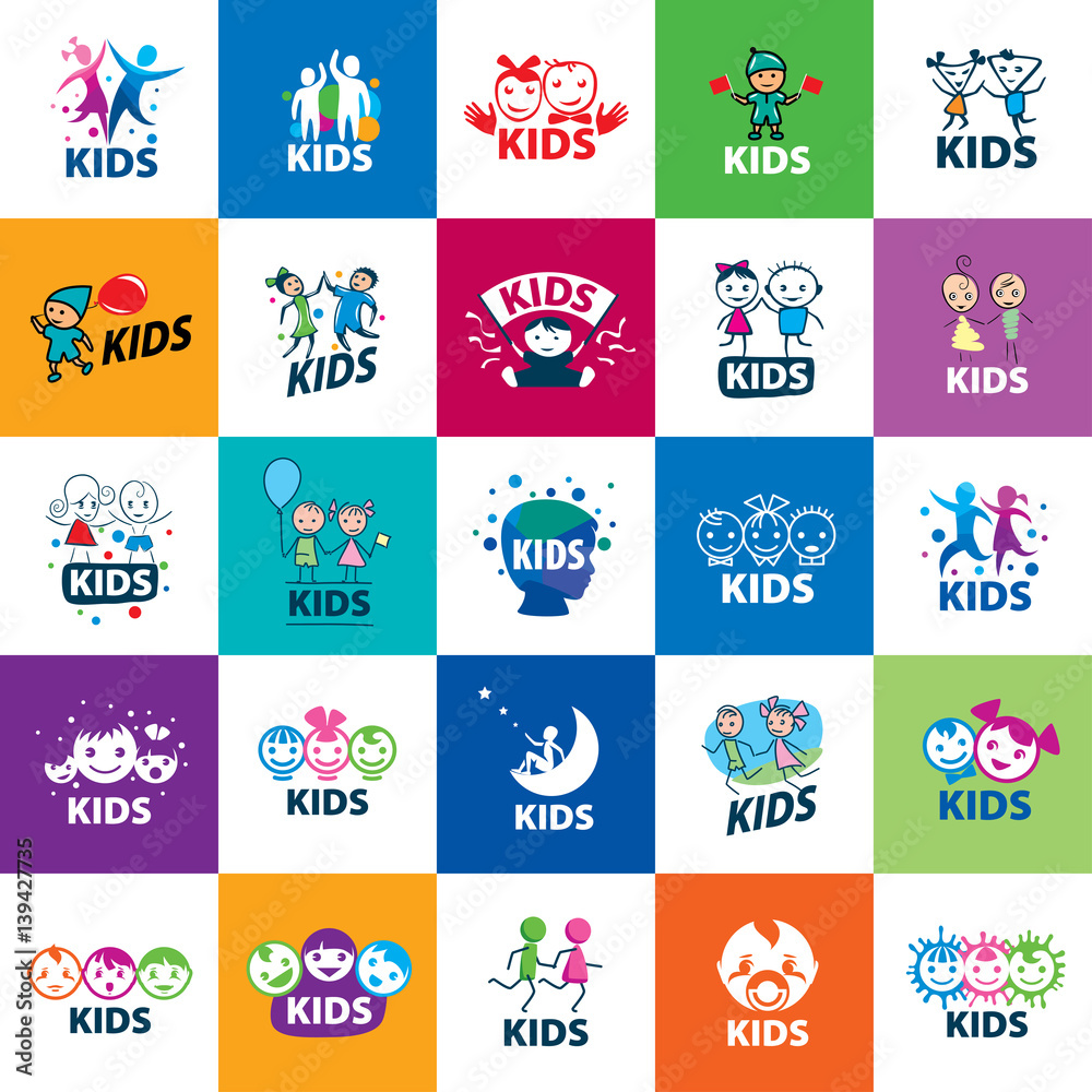 vector logo kids