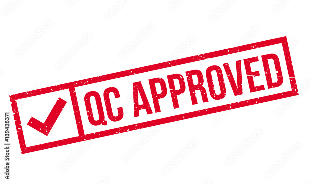 Qc Approved rubber stamp. Grunge design with dust scratches. Effects can be easily removed for a clean, crisp look. Color is easily changed. Qc Approved rubber stamp. Grunge design with dust scratches. Effects can be easily removed for a clean, crisp look. Color is easily changed.
