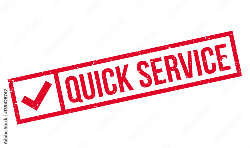 Quick Service rubber stamp. Grunge design with dust scratches. Effects can be easily removed for a clean, crisp look. Color is easily changed. Quick Service rubber stamp. Grunge design with dust scratches. Effects can be easily removed for a clean, crisp look. Color is easily changed.