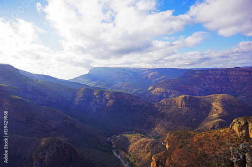 The river Blyde canyon in South Africa