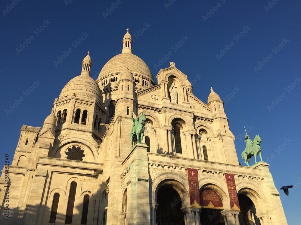 Vista del Sacro Cuore di Parigi, Francia