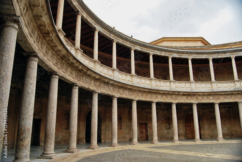 Columnas palacio Carlos V