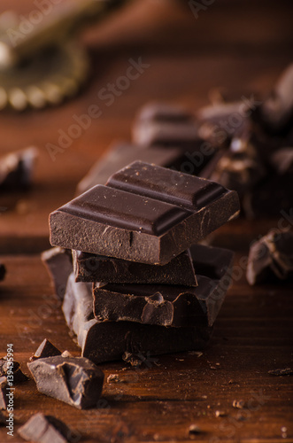 Dark chocolate product