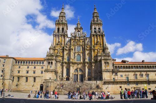 Fotobehang Catedral de Santiago de Compostela