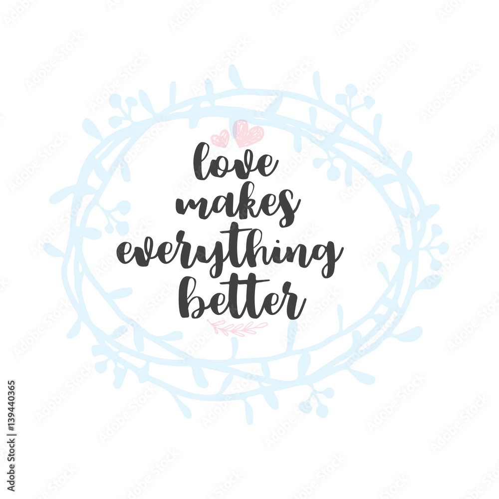 Fototapeta premium Calligraphy postcard or poster graphic design typography element. Hand written vector style, Love romantic lettering set.