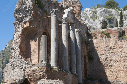 Teatro Greco, Taormina, Sizilien, Italien photo