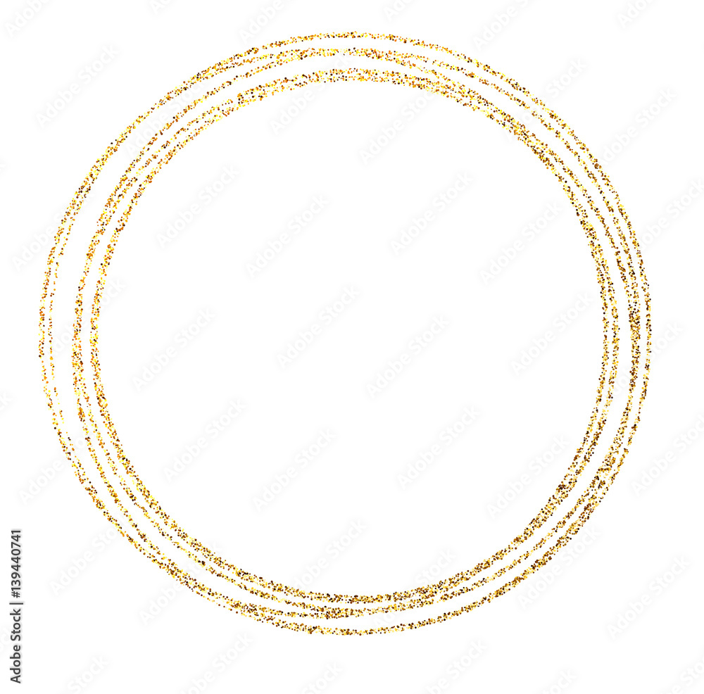 Abstract golden round background. Abstract golden round background.
