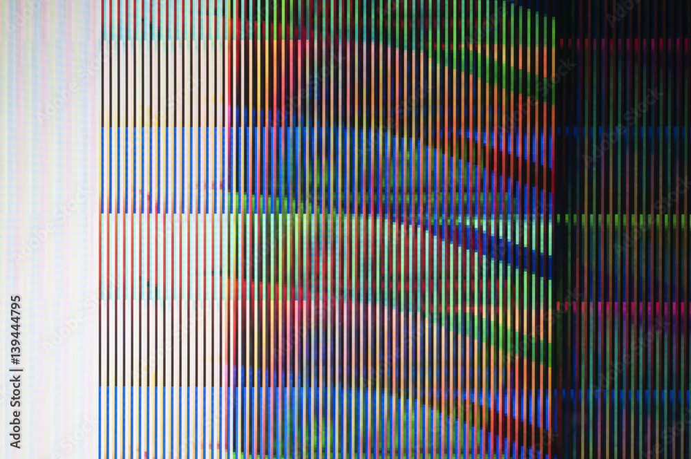 Digitale Stoerung / Abstrakter Hintergrund einer digitalen Stoerung.