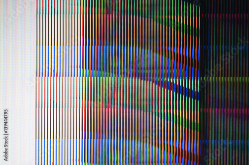 Obraz na płótnie Digitale Stoerung / Abstrakter Hintergrund einer digitalen Stoerung. w salonie
