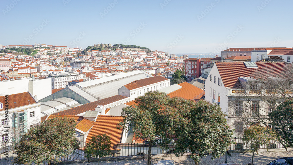 Stadtansicht von Lissabon, Portugal