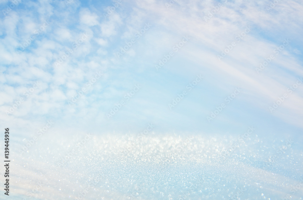 Obraz premium glitter lights background. silver and blue