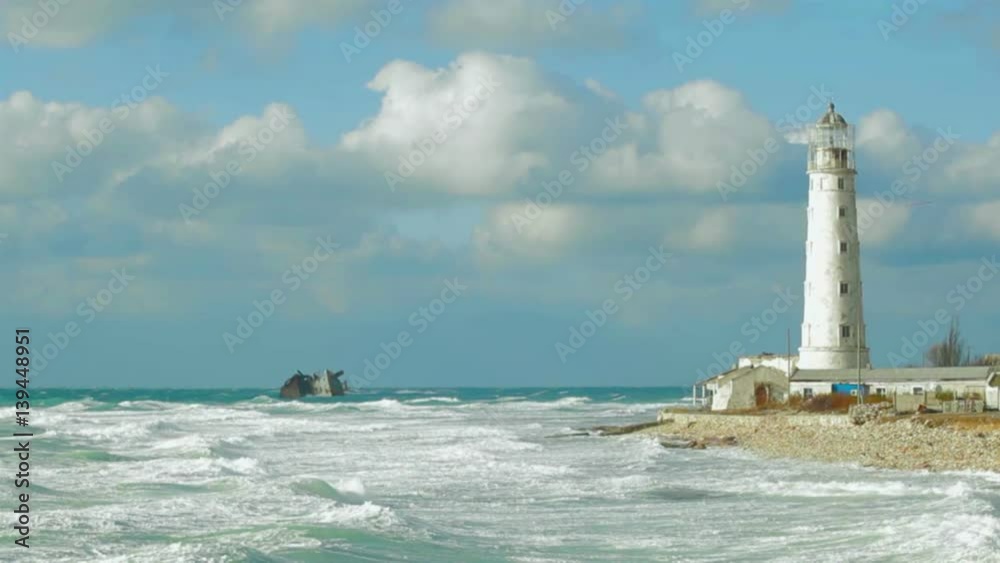 Part of the wreck, beached near the lighthouse. Part of the wreck, beached near the lighthouse.