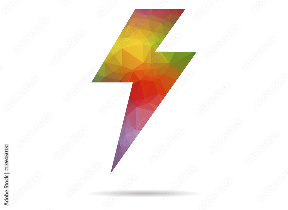 low poly lightning low poly lightning