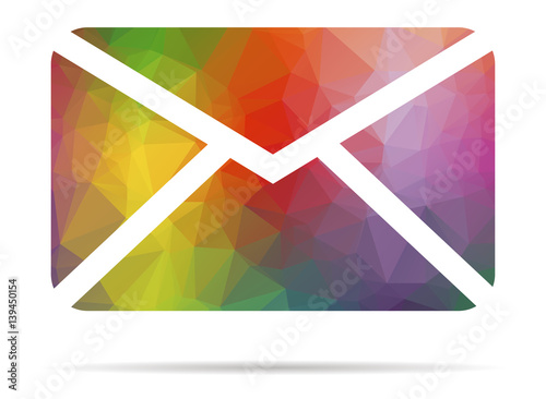 low poly mail