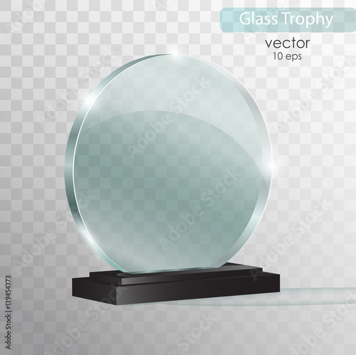 Glass Trophy Award.