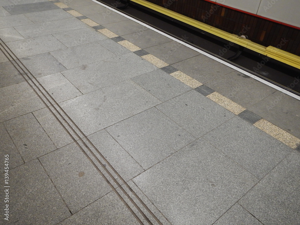 subway floor with rail road for trains subway floor with rail road for trains