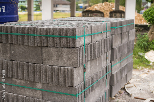 Bricks for construction.