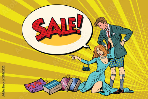 Devastated husband without pants and wife wants to sale