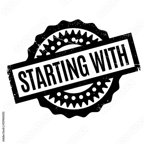 Starting With rubber stamp. Grunge design with dust scratches. Effects can be easily removed for a clean, crisp look. Color is easily changed.