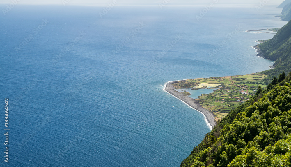Beautiful and scenic landscape of Azores islands