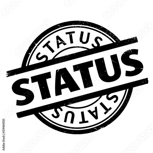 Status rubber stamp. Grunge design with dust scratches. Effects can be easily removed for a clean, crisp look. Color is easily changed.