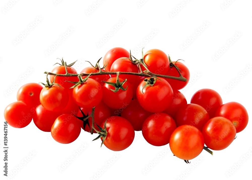Fototapeta premium clusters of cherry tomatoes