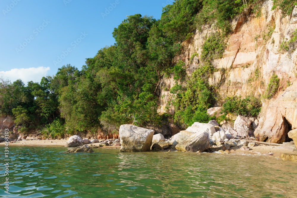 Stone beach