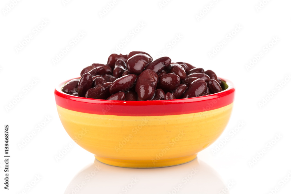 Red kidney beans in a dish Red kidney beans in a dish