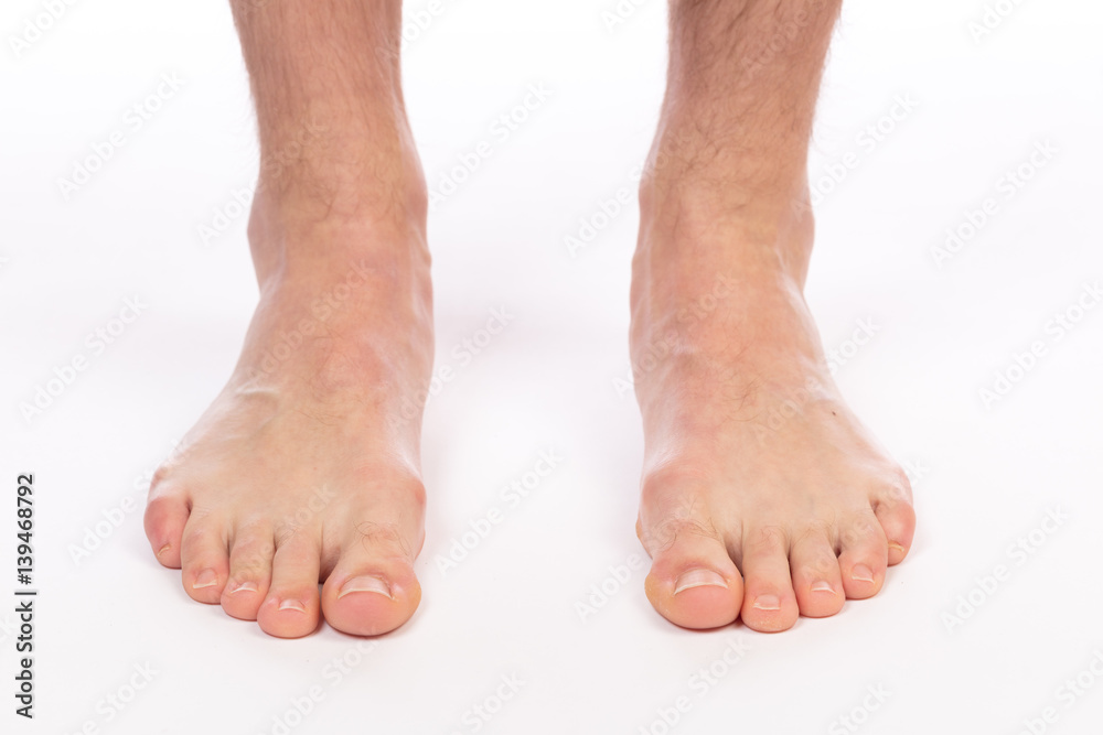 Füße eines Mannes Füße eines Mannes