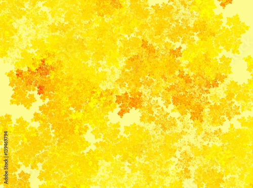 Abstract fractal background. Mimosa