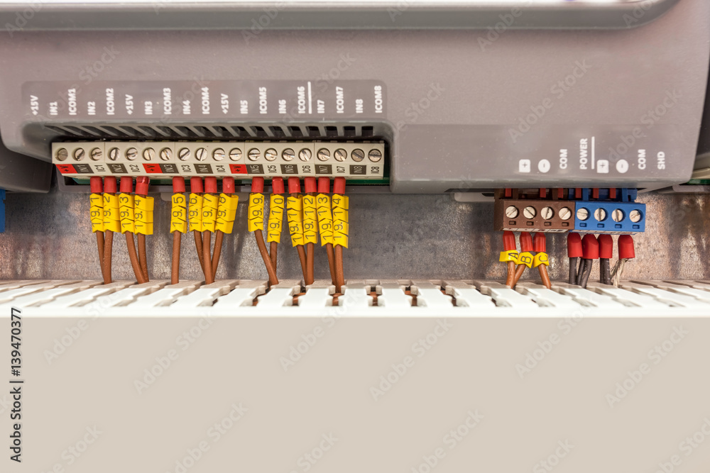 Insurance in an electric cabinet Insurance in an electric cabinet