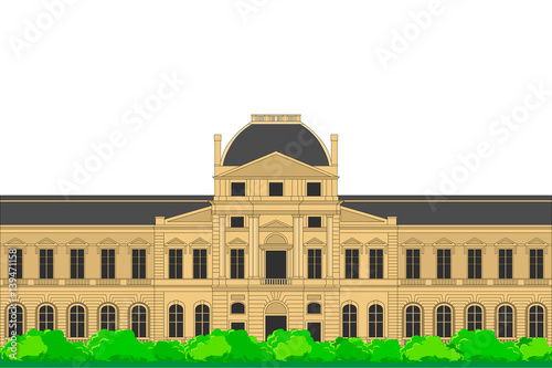 Louvre. Landmarks. Paris, France.