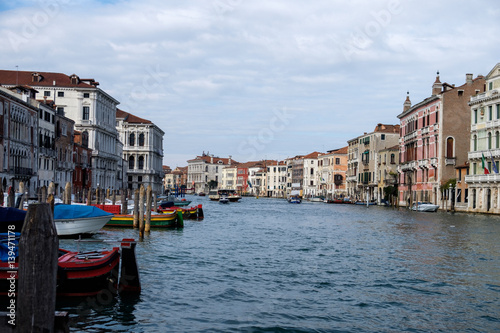 View of the Ganal Grande (Grand Canal) in Venice, Italy