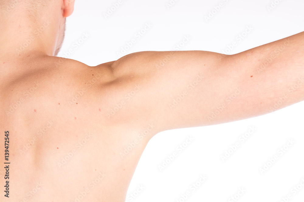 Obraz premium rechte Schulter eines Mannes
