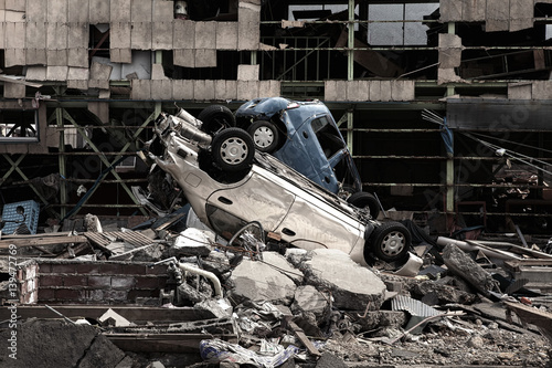 Obraz na płótnie tsunami japon 2011 