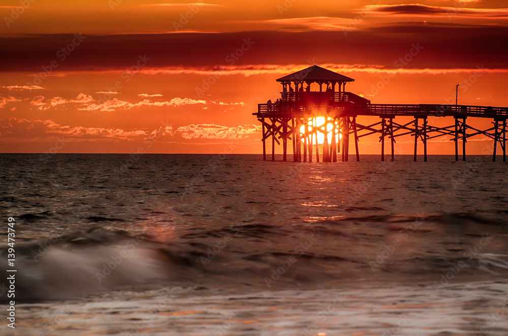Ocean Pier Sunset