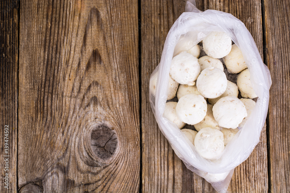 Fototapeta premium Frozen potato balls