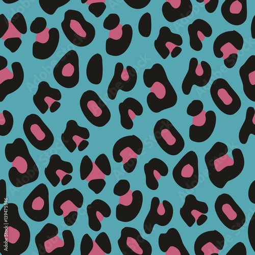 Leopard pattern. Decorative vector background