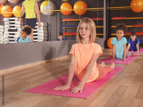 Children at physical educat...