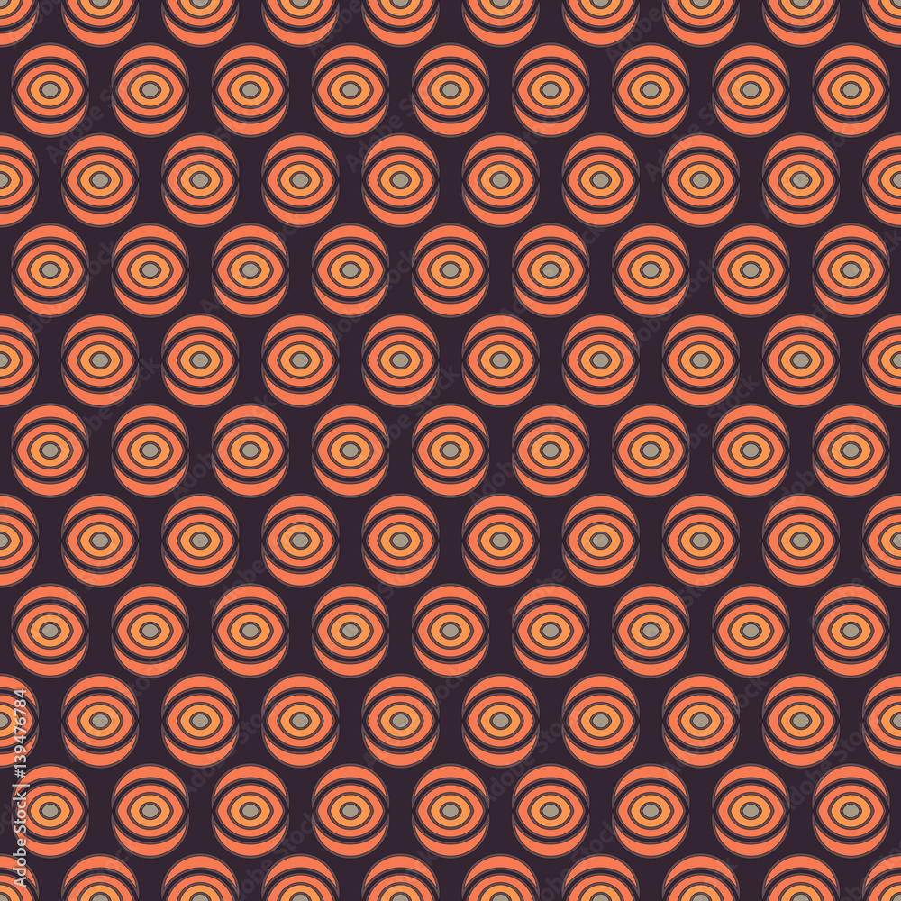 Fototapeta premium EPS10 file. Seamless floral geometric pattern. Vintage background.