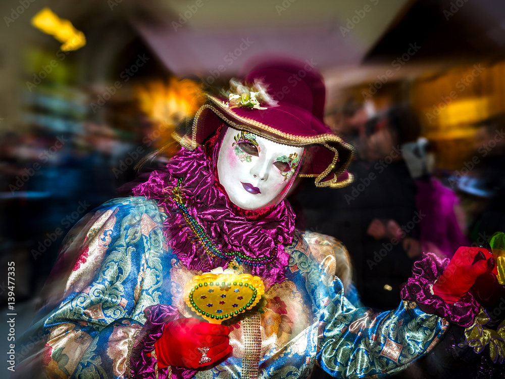 Rosheim, France: Venetian Carnival Mask Rosheim, France: Venetian Carnival Mask